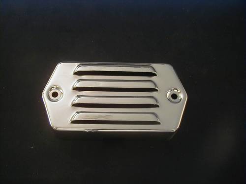 IGNITION MODULE COVER<br/>CHROME, LOUVERED  
