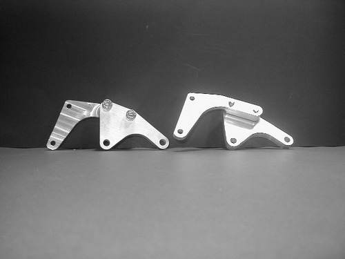 FENDER MOUNTING BRACKET, PAIR<br/>FRONT, FITS UPSIDE DOWN FORK OLD CERIANI FEATURES 