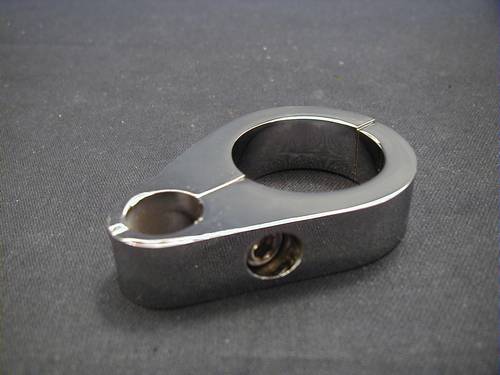 CLUTCH OR BRAKE CABLE CLAMP<br/>1-1/8 FITS FRAME TUBE  