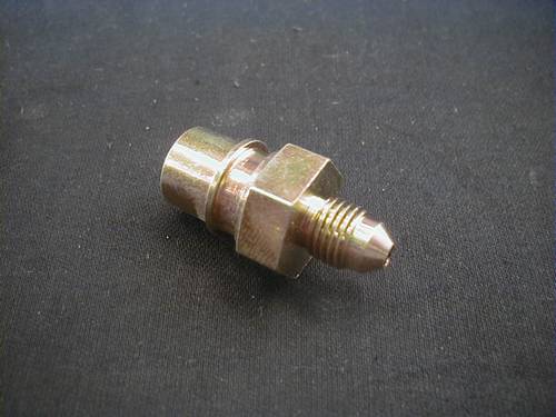 ADAPTER STEEL, 3/8 x M10 x 1.25<br/>(M10x1.25,INNER CONE CONCAVE)  
