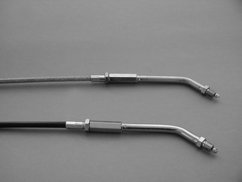 THROTTLE CABLE 6 STAINLESS ST<br/>REPL. 56324-81C, gr. Gewinde  