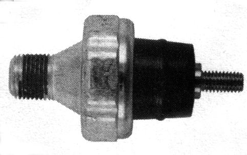 OIL PRESSURE SWITCH, PLATED STEEL<br/>FITS XL MODELS FROM 1977-2009, OEM 26554-77 W/ RUGGED THERMO PLASTIC INSOLATORS 
