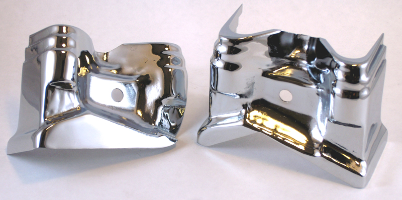 CHROME TAPPET BLOCK COVERS<br/>FOR IRON SPORTSTER  