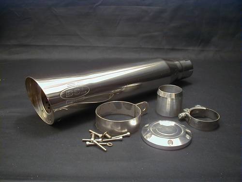 BSL MUFFLER ONLY, 1-3/4" VA<br/>POLISHED, 1 PIECE  