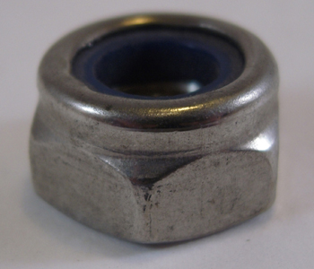 HEX NUT NYLOCK STAINLESS STEEL<br/>M8  