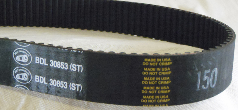 BDL REPLACEMENT PRIMARY BELT #BDL-30853 ST<br/>8mm x 1-1/2 132 TOOTH (61-41) (Ges.-Lnge107,5cm) 