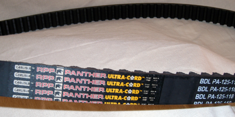 BDL REAR BELT FROM DAYCO, 1-1/2"<br/>PANTHER BELT 125 TOOTH, 14mm ULTRA  