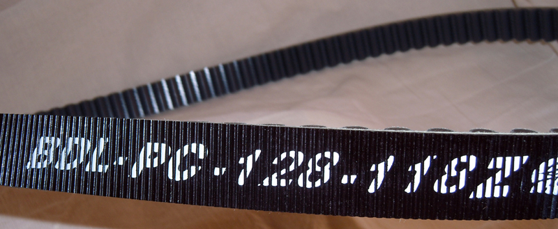 CARBON FIBER  REAR BELT FROM GATES #PCC-128-118<br/>14mm 128 TOOTH 1-1/8" SPORTY  